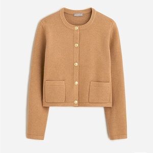 J. Crew Emilie Tan Cardigan Sweater